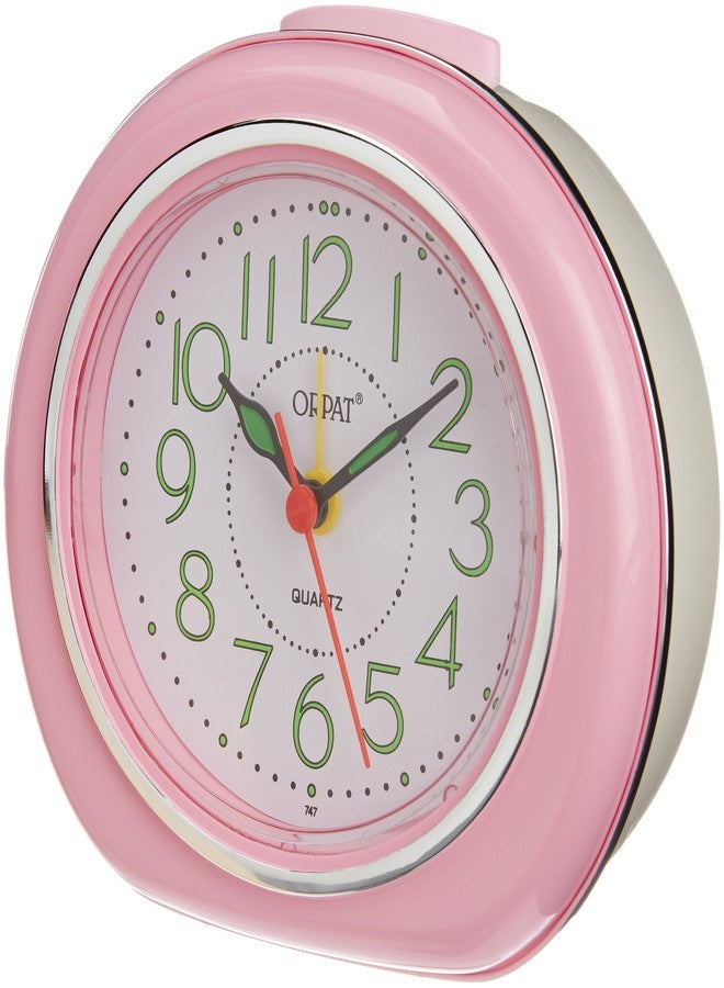 Orpat Beep Alarm Clock (Pink, TBB-747) - Image 1